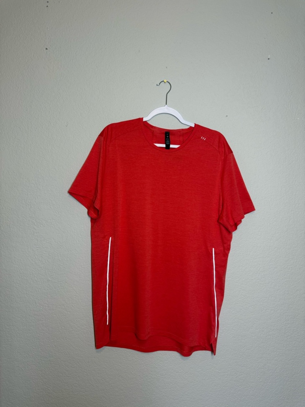 Lululemon | Men's Red Athletic Short Sleeve Shirt - XL